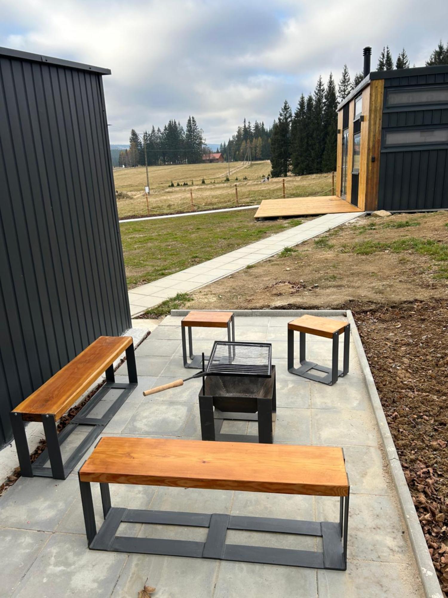 Czech Tinyhouse Lasowka Buitenkant foto
