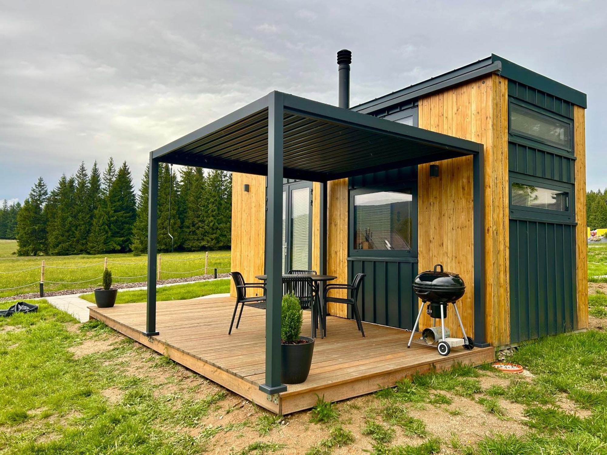 Czech Tinyhouse Lasowka Buitenkant foto